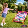 LEAN TOYS 4-in-1 Unicorn Target Toss Game ar riņķiem un diskiem