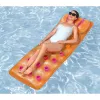 Bestway 43015 Piepūšamais gaisa matracis peldbaseinam, oranžs, 183x69x15 cm