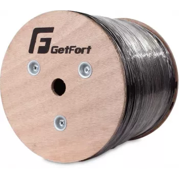 GETFORT CAT.6 U/UTP Outdoor Gel-Filled Ethernet Cable 500m Black