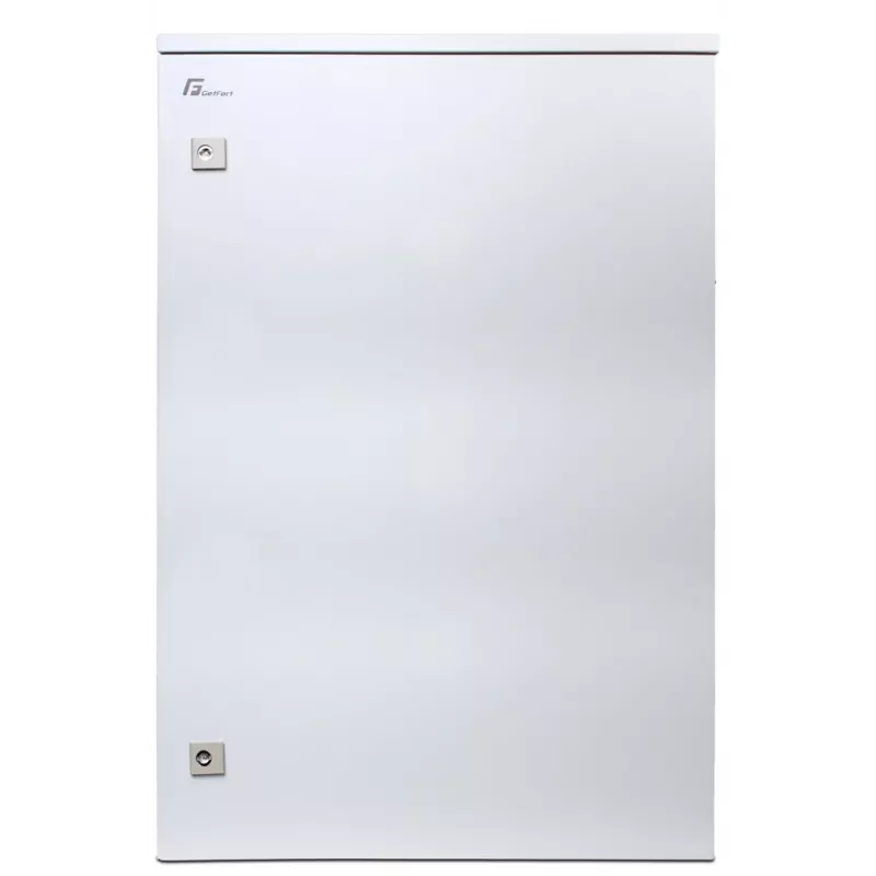Getfort HGF12-54E-WSG Hermētiskais 19 collu 12U sienas skapis IP54 550x410mm gaiši pelēks