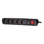 Getfort Surge Protected Power Strip 5A 5m Black
