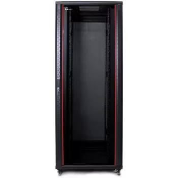 GETFORT 19-inch 42U 800x800 Grīdas statīva skapis Melns