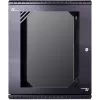GETFORT ECO v3 19 collu 12U 520x450 sienas stiprinājuma skapis Melns