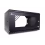 GETFORT ECO v3 19 inch 4U 520x340 sienas stiprinājuma skapis, melns