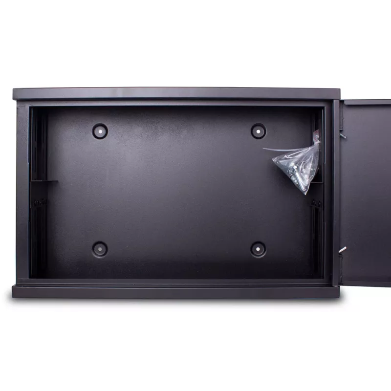 GETFORT WGF02-54/35/12-WSB 2U 19 collu statīva korpuss 540x350x120mm Melns