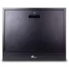 Getfort 2U sienas stiprinājuma CCTV statīvs 580x540x130mm Melns