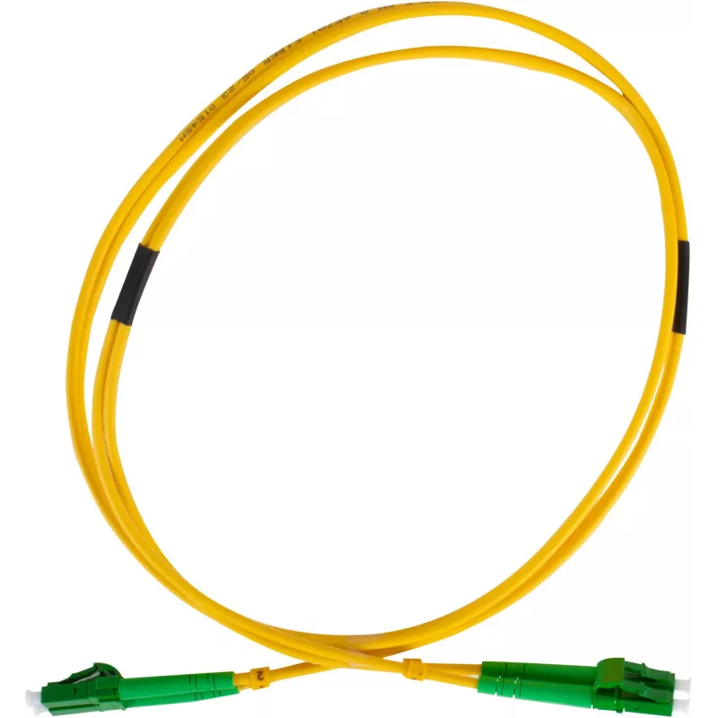 GETFORT SM LC/APC to LC/APC Duplex Fiber Optic Patch Cable 2m