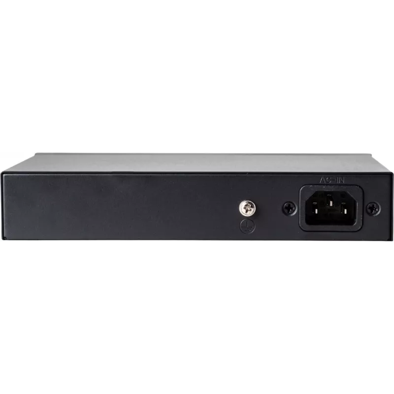 GETFORT GF-106-4PG-S-65 5-Portu Gigabit PoE+ Slēdzis (4 PoE+ Porti, 65W, 1 SFP) Darbvirsmas/Sienas montāžai
