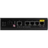 GETFORT GF-110-4PG-1G-1S Industrialais PoE+ slēdzis, 4x PoE+ 10/100/1000Base-T + 1x 10/100/1000Base-T + 1x 1000Base-X SFP, -40°C līdz 80°C, DIN sliede, 65W PoE budžets