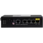 GETFORT GF-110-4PG-1G-1S Industrialais PoE+ slēdzis, 4x PoE+ 10/100/1000Base-T + 1x 10/100/1000Base-T + 1x 1000Base-X SFP, -40°C līdz 80°C, DIN sliede, 65W PoE budžets