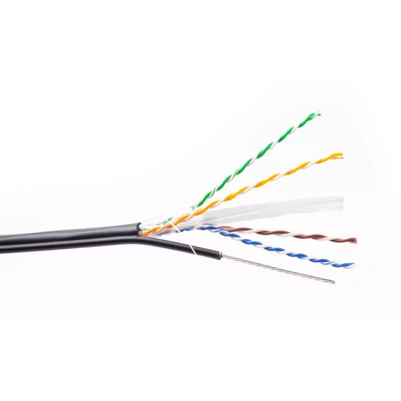 GETFORT CAT.6 U/UTP Outdoor UV-Resistant Self-Supporting Dry Network Cable 305m