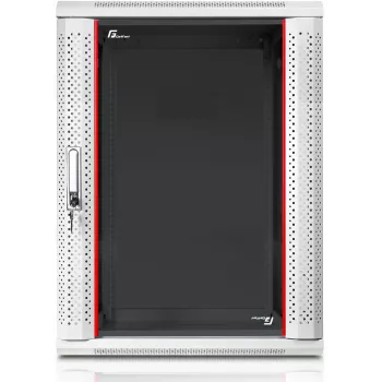 GETFORT 19 inch CALI 18U 600x600 sienas montāžas skapis, pelēks