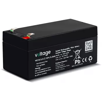 VOLTAGE AGM Akumulators 12V 3.5Ah VE12-3.5 (6-9 gadu kalpošanas laiks)