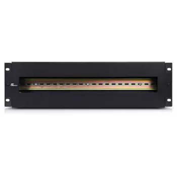 Getfort 3U 22x Schuko Strāvas Sadales Panelis 230V 16A 2m Kabelis Melns