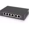 EasyCam EC-POE-SW42 6-Port PoE Switch (4 PoE + 2 Uplink) 60W