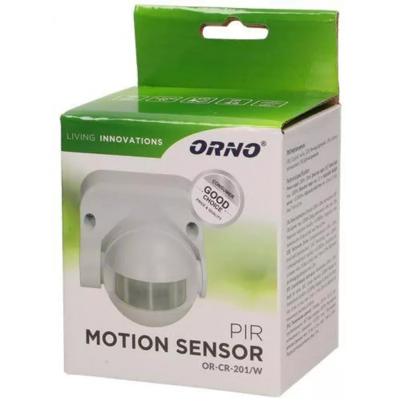 ORNO OR-CR-201/W PIR kustības sensors balts
