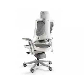 UNIQUE Wau 2 NW41 Ergonomic Office Chair, Charcoal/White Mesh