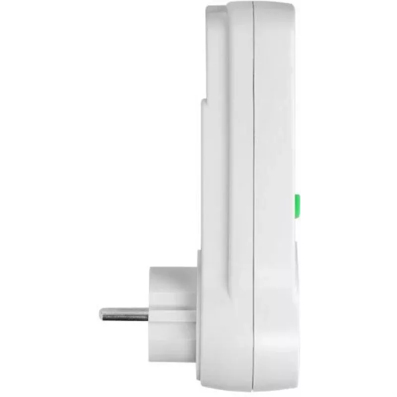 VIRONE EM-4 Vienfāzes elektroenerģijas skaitītājs ar LCD displeju, 16A, 3680W, Schuko kontaktdakša