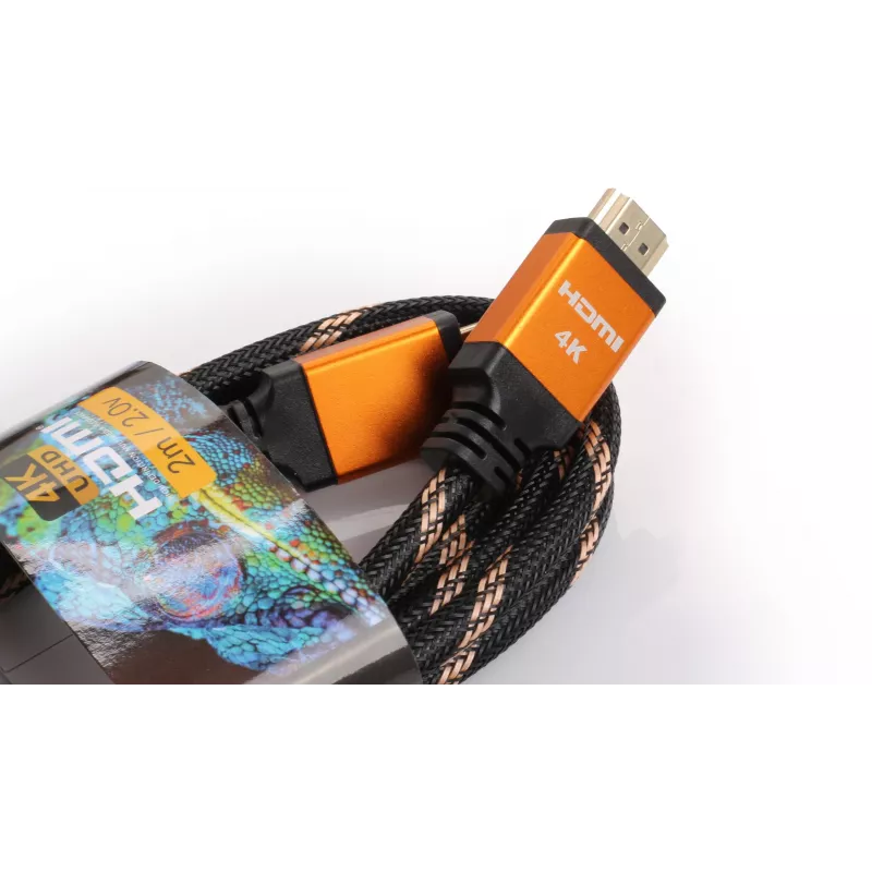 HDMI-HDMI kabelis Opticum RED 4K UHD - 0,5m (v2.0)