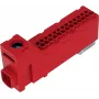 PAWBOL LZB E.4136CZ Bezsavienojuma spaiļu sloksne 12 polu sarkana 450V 24A