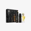 Lattafa Maahir Black Edition Eau de Parfum Dāvanu Komplekts - 100ml EDP Smidzinātājs + 200ml Smaržu Smidzinātājs + 300ml Gaisa Atsvaidzinātājs