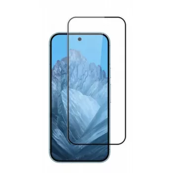 SCREENOR Rūdīta stikla ekrāna aizsargs Google Pixel 9 / 9 Pro pilnam pārklājumam