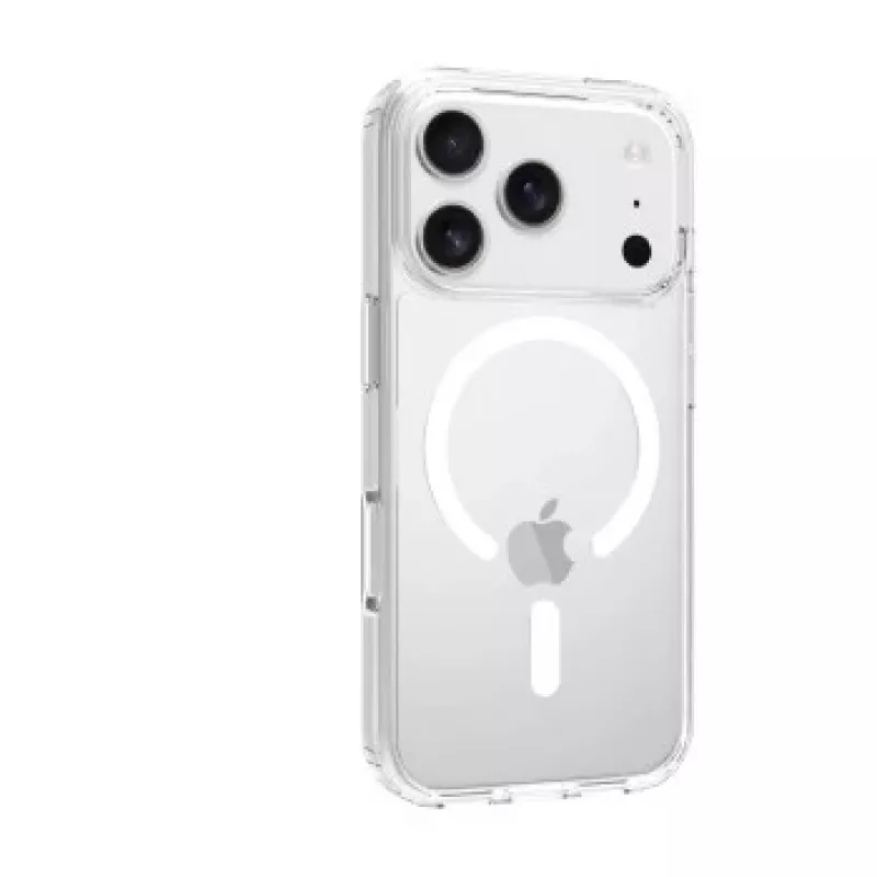 SCREENOR Bumper Case Apple iPhone 17 Pro, saderīgs ar MagSafe, caurspīdīgs