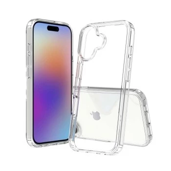 SCREENOR Bumper Case for Apple iPhone 15 Pro Max, Clear Transparent TPU/PC, Enhanced Drop Protection, MagSafe Compatible