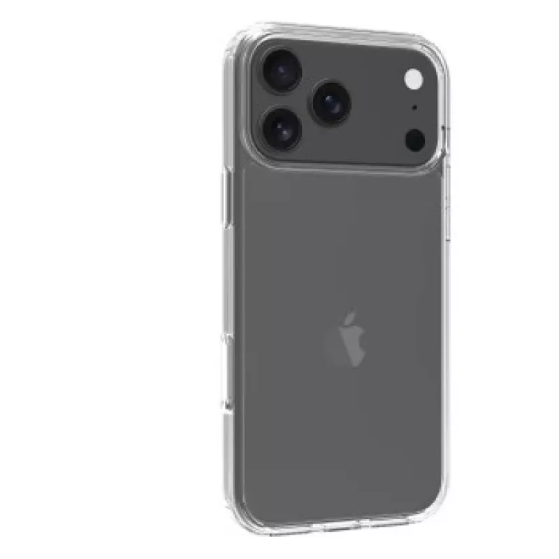 SCREENOR Bumper Case Apple iPhone 17 Pro Max, caurspīdīgs dzidrs TPU, triecienu absorbējošs, pret dzeltēšanu, plāns profils