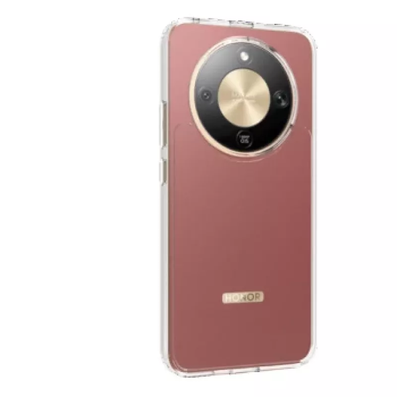 SCREENOR Bumper Case for Honor Magic 6 Lite, Transparent, TPU, Shock-Absorbing, Scratch-Resistant