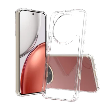 SCREENOR Bumper Case for Honor Magic 6 Lite, Transparent, TPU, Shock-Absorbing, Scratch-Resistant