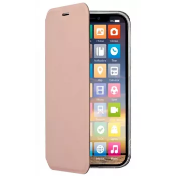 SCREENOR Clever Wallet Case Apple iPhone 12 / 12 Pro - Rozā