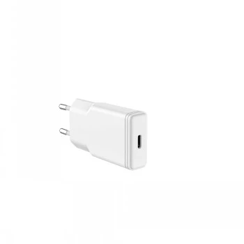 GRATEQ TAHKO 20W USB-C PD sienas lādētāja komplekts ar 1,5 m USB-C uz Lightning kabeli, balts
