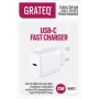 GRATEQ SAANA GaN USB-C 25W PD/PPS sienas lādētājs balts