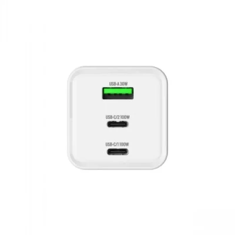 GRATEQ HALTI GaN PD/PPS 2xUSB-C/1xUSB-A 100W Wall Charger Black