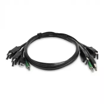StarTech.com 2-Port DisplayPort KVM Switch with Audio and USB Hub - TAA Compliant