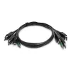 StarTech.com SK2DPMMKVM06-TAA-2U 1,8 m dubultais DisplayPort KVM kabelis, 2x USB, audio, TAA