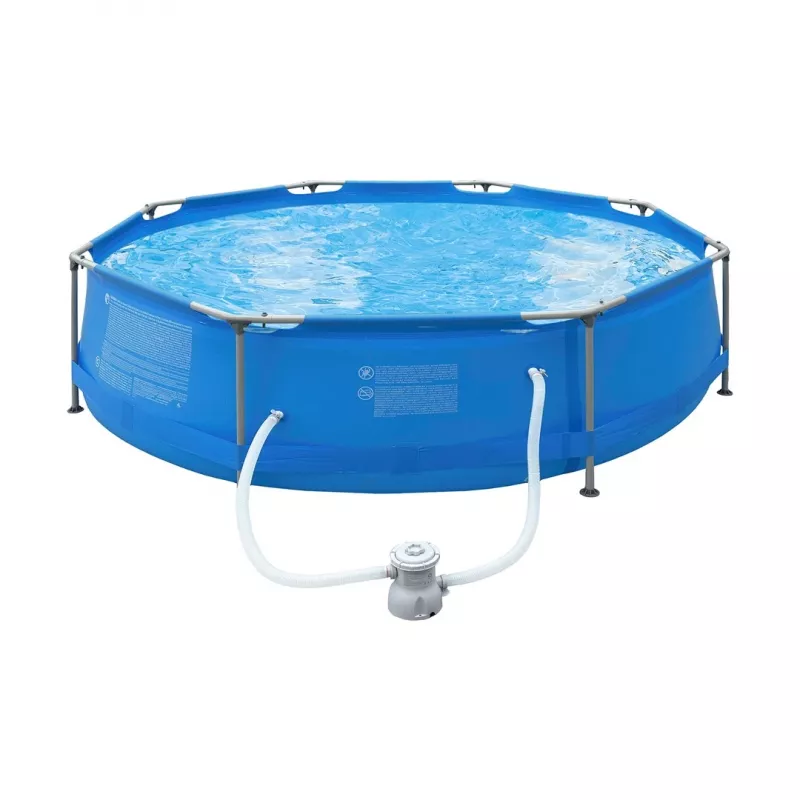 Avenli Round Frame Pool 305x76 cm Set with Filter Pump