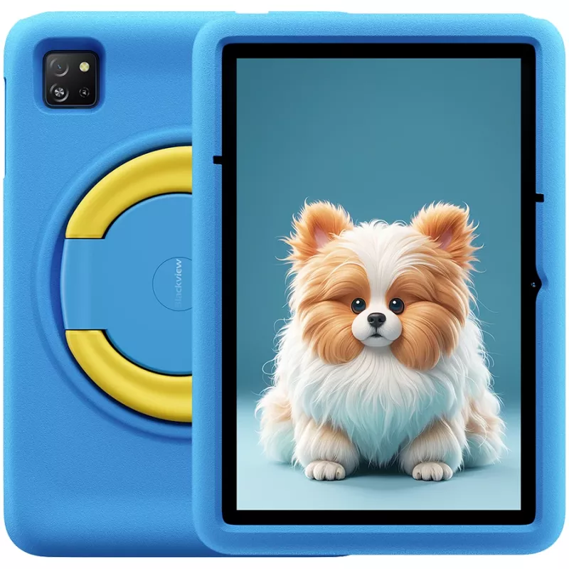 Blackview Tab A6 Kids planšetdators, 10,1 collu HD+ IPS, 4GB RAM, 128GB atmiņa, Android 14, Ocean Blue