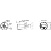 Hikvision DS-2CE16K0T-LPFS 3K 4-in-1 Bullet Camera ar 2.8mm objektīvu un balto gaismu