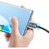 Baseus Crystal Shine USB-A uz USB-C kabelis 1,2m 100W 6A QC 3.0 Pīts neilons Melns
