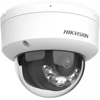 Hikvision DS-2CD2143G2-LI(2.8mm) PL 4MP AcuSense kupola IP kamera ar 2.8 mm objektīvu, balto gaismu un IR
