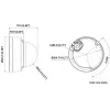 Hikvision DS-2CD2143G2-LI(2.8mm) PL 4MP AcuSense kupola IP kamera ar 2.8 mm objektīvu, balto gaismu un IR