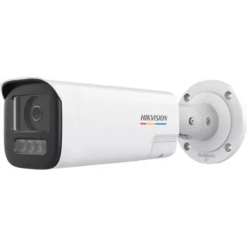 Hikvision DS-2CD1B47G3H-LIUF/SRB(2.8mm) 4MP ColorVu IP kamera ar baltu gaismu, iebūvētu mikrofonu, MicroSD, PoE