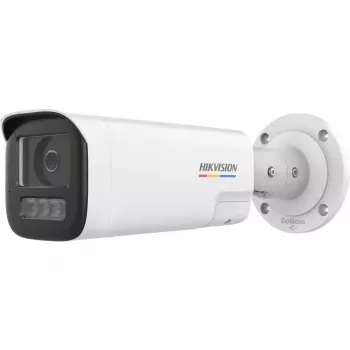 Hikvision DS-2CD1B47G3H-LIUF/SRB(2.8mm) 4MP ColorVu IP kamera ar baltu gaismu, iebūvētu mikrofonu, MicroSD, PoE