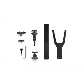 DJI Osmo Action Road Cycling Kit (Chest Strap, Handlebar Mount, Adhesive Mounts) - Black