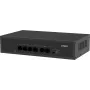 Imou SF106P 6-Port PoE+ Slēdzis (4x PoE, 2x Uplink, 60W Budžets)