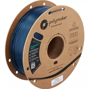 Polymaker PETG 3D printera kvēldiegs, 1,75 mm, 1 kg, tumši zils (PB05014)
