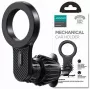 Joyroom JR-ZS355 MagSafe magnētiskais auto turētājs iPhone, ventilācijas atveres klips, melns