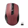 UGREEN MU006 Bezvadu optiskā pele 2.4GHz / Bluetooth 5.0 4000 DPI - Sarkana